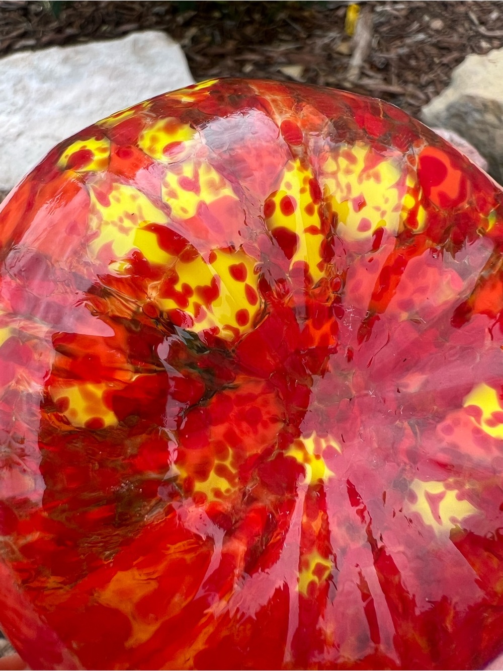 Handblown Glass Pumpkin From woodland Colorado Autumn Halloween Thanksgiving - Picture 8 of 11